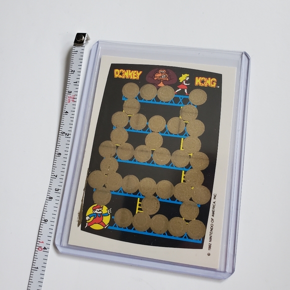 Topps Nintendo Scratch-Off Game Cards Zelda Screen 4/10 Donkey Kong 1989 Vintage - Picture 9 of 12